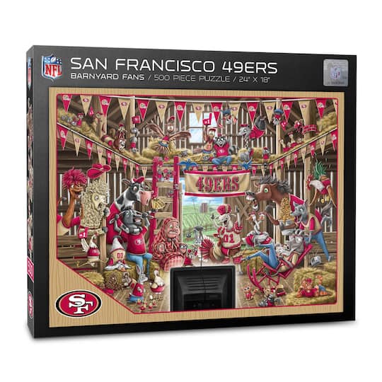 NFL Barnyard Fans 500 Piece Puzzle By Youthefan in San Francisco 49Ers | 18" x 24" | Michaels®